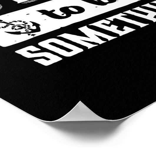  Inspirerend Citaat laat gaan en ga verder Poster (Hoek)