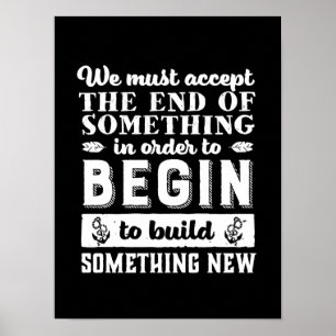  Inspirerend Citaat laat gaan en ga verder Poster