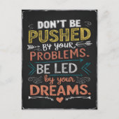 Inspirerend citaat: Laat u niet dwingen door uw Briefkaart (Voorkant)