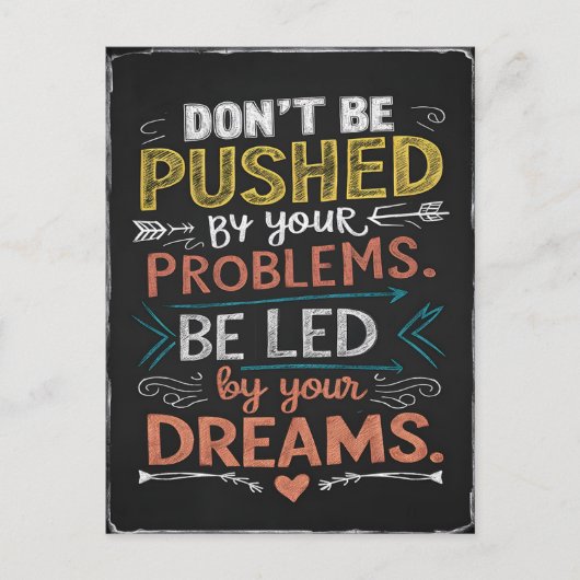 Inspirerend citaat: Laat u niet dwingen door uw Briefkaart (Voorkant)