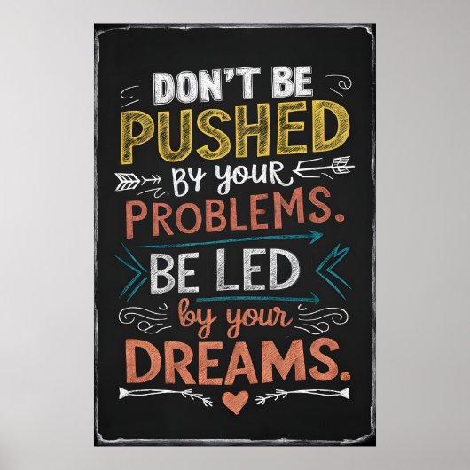 Inspirerend citaat: Laat u niet dwingen door uw Poster (Voorkant)