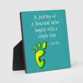 Inspirerend citaat Lao Tzu Fotoplaat (Voorkant)