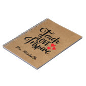 Inspirerend Citaat-leraar Notitieboek (Linkerzijde)