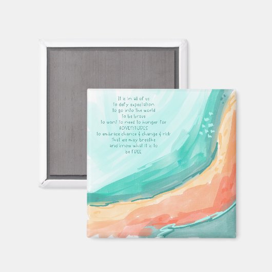 Inspirerend Citaat Magnet (Voorkant / Achterkant)