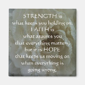 Inspirerend Citaat Magnet (Voorkant)