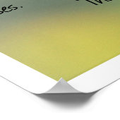 Inspirerend Citaat met Afbeelding Dandelion Poster (Hoek)