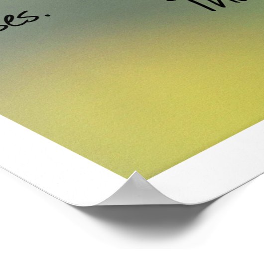 Inspirerend Citaat met Afbeelding Dandelion Poster (Hoek)