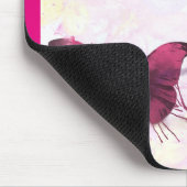 Inspirerend citaat met een Waterverf vlinder Muismat (Hoek)