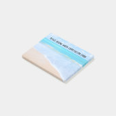 Inspirerend Citaat met Tropische Kiekenscène Post-it® Notes (Schuin)