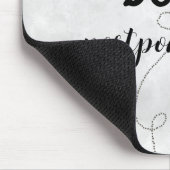 Inspirerend citaat met vlinder muismat (Hoek)