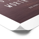 Inspirerend Citaat Ocean Photography Poster (Hoek)