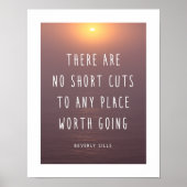 Inspirerend Citaat Ocean Photography Poster (Voorkant)