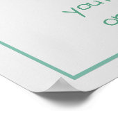 inspirerend, citaat, ongeveer,holding+on,let op+go poster (Hoek)