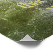 Inspirerend Citaat op een Oude Textuur van de Stee Poster (Hoek)