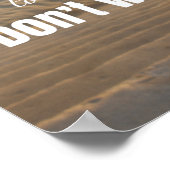 Inspirerend citaat op vertroebelde achtergrond poster (Hoek)