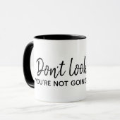 Inspirerend citaat op wit mok (Voorkant links)