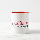 Inspirerend citaat op wit tweekleurige koffiemok (Center)