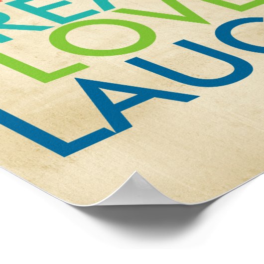 inspirerend citaat poster levende droomliefde (Hoek)