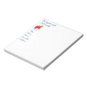 Inspirerend citaat regenboog gekleurd Unicorn Notitieblok (Linkerzijde)