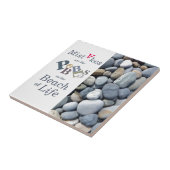 Inspirerend Citaat Stenen keramische tegel Tegeltje (Zijkant)