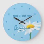 Inspirerend Citaat & Stomme Witte Dagen, Wandklok (Voorkant)