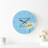 Inspirerend Citaat & Stomme Witte Dagen, Wandklok (Huis)