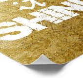 Inspirerend Citaat Typografie: Laat het schitteren Poster (Hoek)