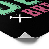 Inspirerend citaat u bent waar u moet zijn poster (Hoek)