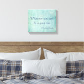 Inspirerend citaat van Abraham Lincoln Canvas Afdruk (Insitu (Slaapkamer))