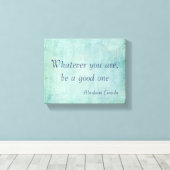 Inspirerend citaat van Abraham Lincoln Canvas Afdruk (Insitu (Houten vloer))