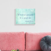 Inspirerend citaat van Abraham Lincoln Canvas Afdruk (Insitu (Woonkamer))