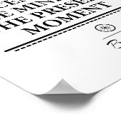 Inspirerend citaat van Boeddha Poster (Hoek)