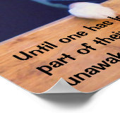 Inspirerend citaat van de papaverdieren poster (Hoek)