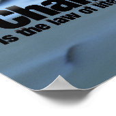 Inspirerend citaat van John F. Kennedy Poster (Hoek)