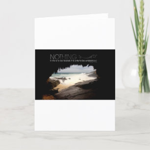 Inspirerend citaat van Marie Curie Kaart