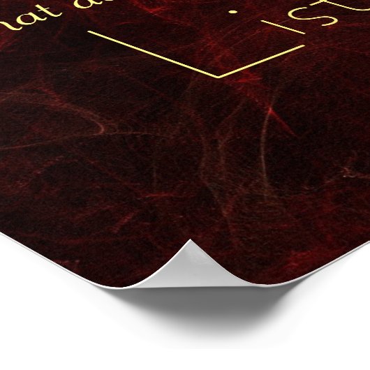 Inspirerend citaat van Rumi Poster (Hoek)