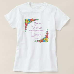 Inspirerend citaat van Rumi T-shirt