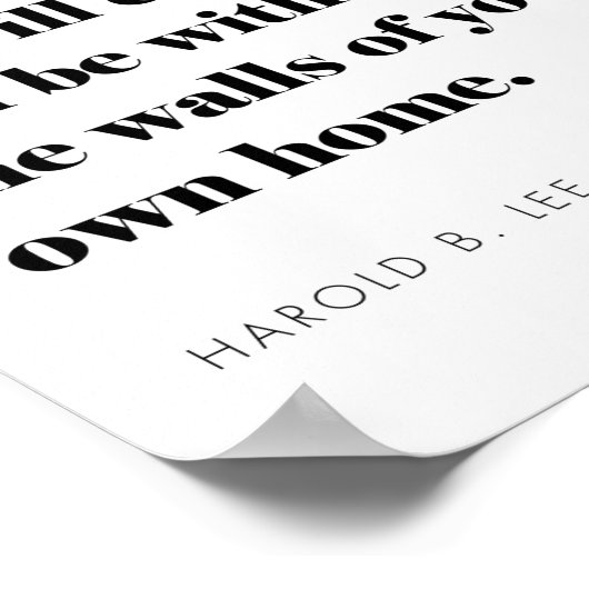 Inspirerend citaat voor ouders die huisarts zijn poster (Hoek)