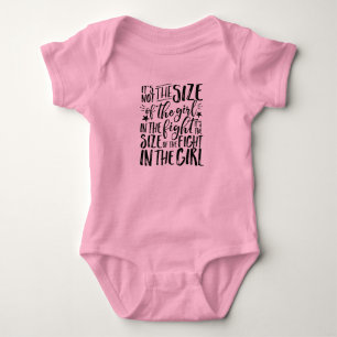 Inspirerend citaat voor Sterke Brave Girl Fighter Romper