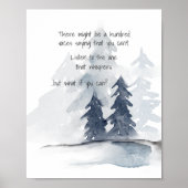 Inspirerend citaat wat als u kunt poster (Voorkant)