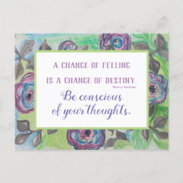 Inspirerend Citaat Wet van het Briefkaart van de A