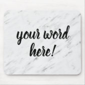 Inspirerend citaat Woord van het Jaar Muismat (Voorkant)