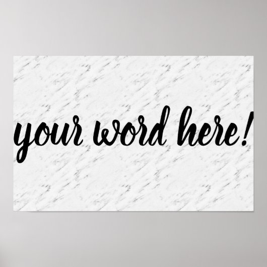 Inspirerend citaat Woord van het Jaar Poster (Voorkant)