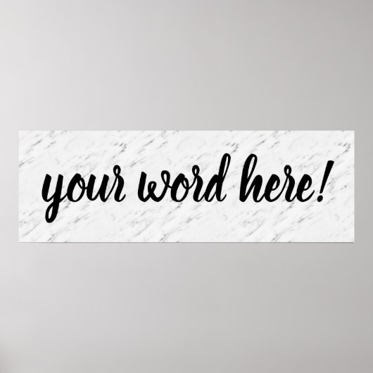 Inspirerend citaat Woord van het Jaar Poster (Voorkant)