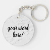Inspirerend citaat Woord van het Jaar Sleutelhanger (Achterkant)