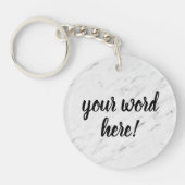 Inspirerend citaat Woord van het Jaar Sleutelhanger (Voorkant)