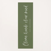 inspirerend citaat zonder blikken of blozen yogamat (Voorkant)