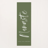 inspirerend citaat zonder blikken of blozen yogamat (Achterkant)