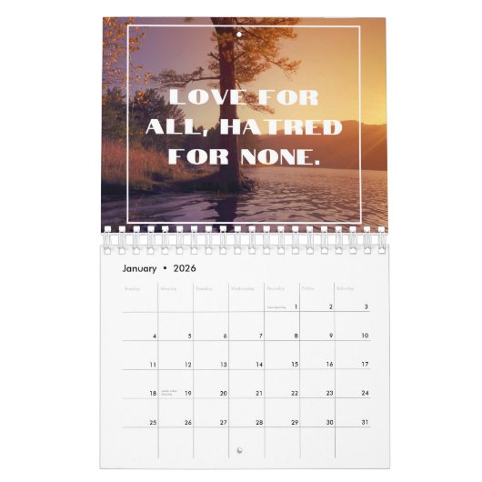 Inspirerend Citaten de Kalender van de Muur van he (Jan 2026)