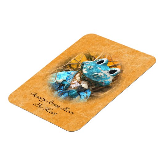 Inspirerend citaten die je mooi kikkerprins bent magneet (Linkerzijde)